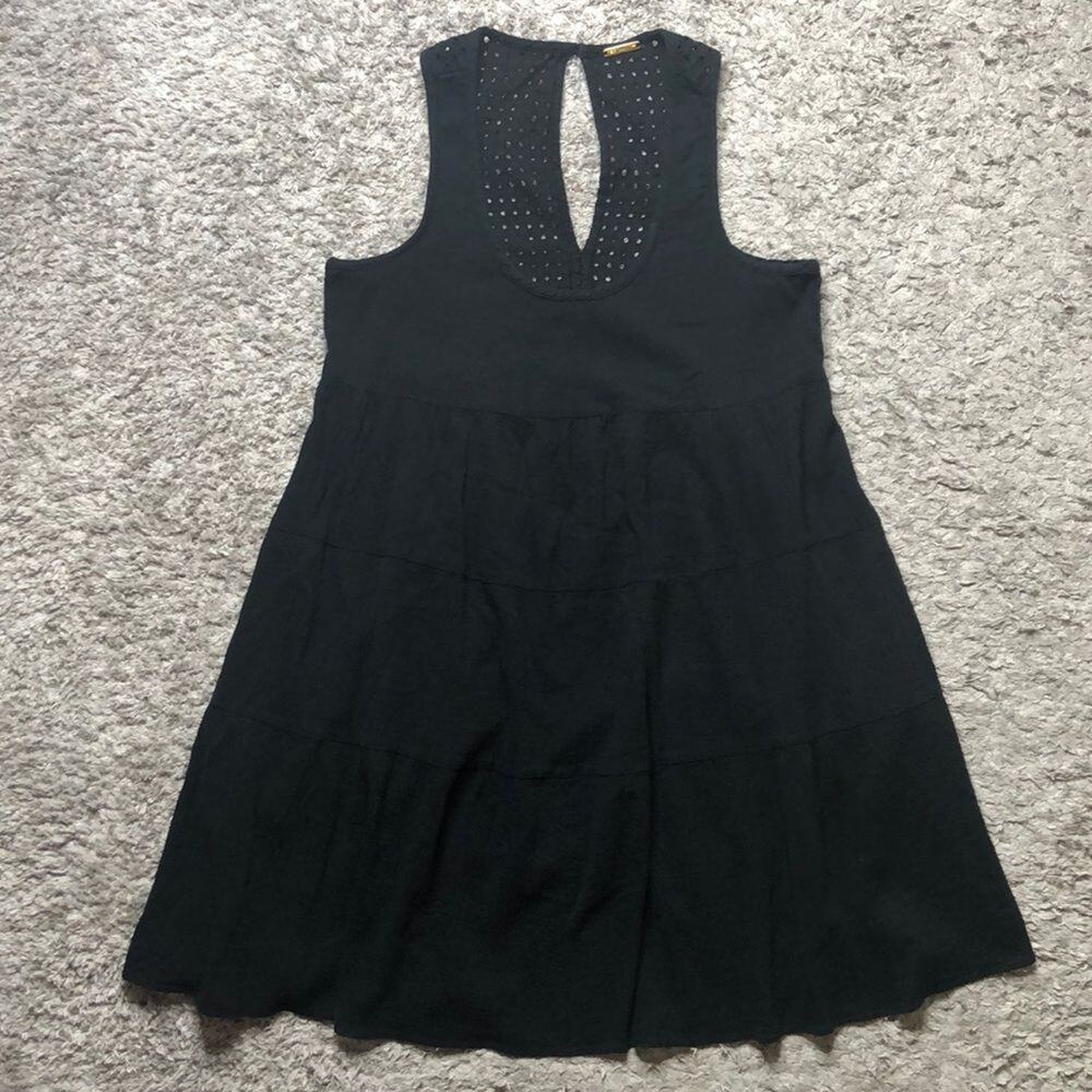 Rebecca minkoff black eyelet coverup dress
